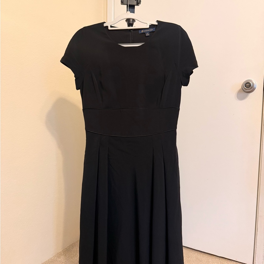 Brooks Brothers Classic Black Midi Dress